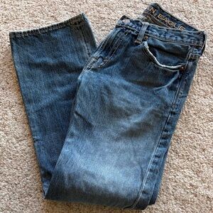 American Eagle Outfitters Men's Blue Straight Jeans